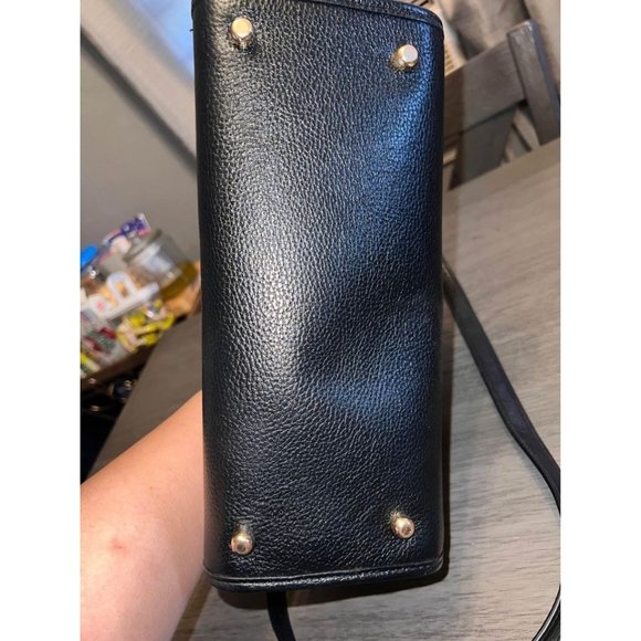 Leather Coach Tote Purse With Matching Wallet Wristlet - Picture 9 of 10